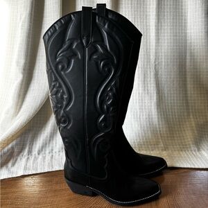 Wild Fable Kenzie Black Western Cowboy Boots Size 7.5